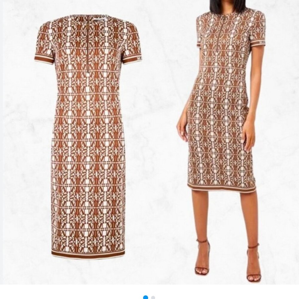 Max Mara Miriam Logo Midi Dress